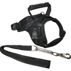 Coleira Pet Resistente Para Cachorro Pitbull Labrador Dogo Rottweiller + Guia Peitoral De Cão Husky