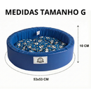 Cama Pet Caminha Redonda Almofada Para Cães e Gatos estampada Lavável Para Aréa Externa