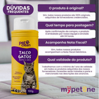 Talco Para Gatos Banho a Seco Pet Clean - 100g
