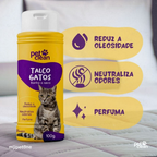 Talco Para Gatos Banho a Seco Pet Clean - 100g