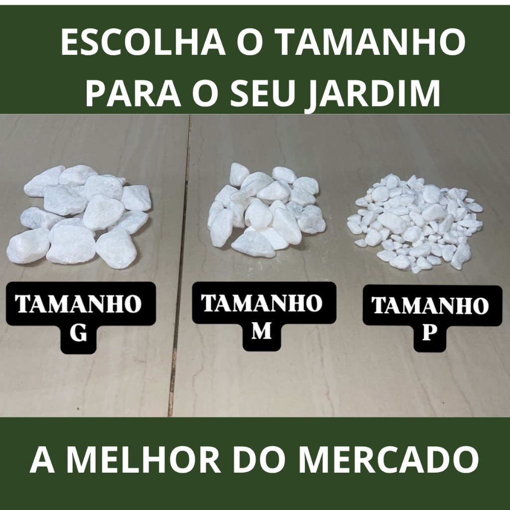 Pedra Seixo Branco Natural Para Decoração – Caminhos, Canteiros E Vasos • Dolomita Premium