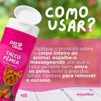Talco Banho a Seco P/ Cães e Gatos Pet Clean 100g - Fêmea