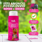 Talco Banho a Seco P/ Cães e Gatos Pet Clean 100g - Fêmea