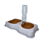 Kit Comedouro Bebedouro Pet Cachorro Gato Durapets 750/550ml