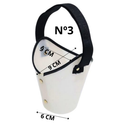 Focinheira Cirúrgica Passeios Polipropileno Para Cães Pequeno Médio Grande Porte Kit 1 ao 5