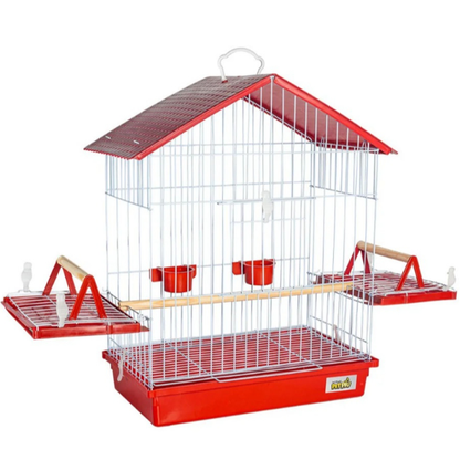 Viveiro Gaiola Calopsita Gaiolas Para Pássaros Aves Triplex Jel Plast Grande (Atenção Dois Modelos No Anúncio)