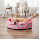 Cama Caminha Pet para Cachorro ou Gato Médio 50cm x 50cm Lavável Redonda