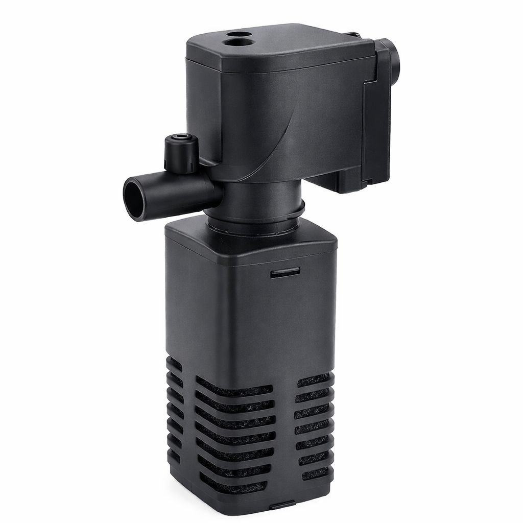 FILTRO INTERNO SUBMERSO COM BOMBA AERADOR DE OXIGENIO 400L/H AQUAVERSO PARA AQUÁRIOS ATÉ 40L