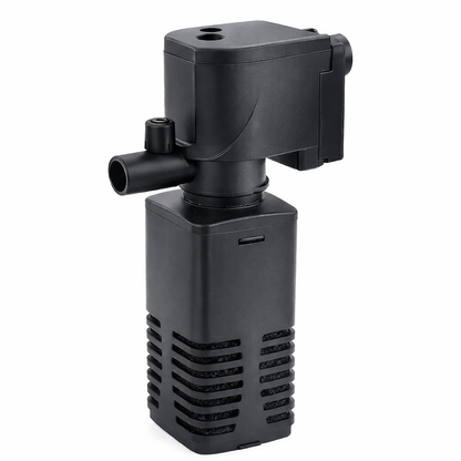 FILTRO INTERNO SUBMERSO COM BOMBA AERADOR DE OXIGENIO 400L/H AQUAVERSO PARA AQUÁRIOS ATÉ 40L