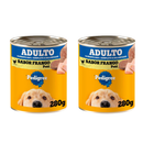 PEDIGREE LATA PATÊ SABORES CARNE E FRANGO 280 GR KIT 02/04 UND OU MIX
