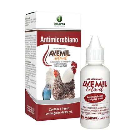Vitaminas Suplemento Aves Passaros Avemil Reprodução Calcio Mineral Penas Ferro 20 Ml Plumas Muda