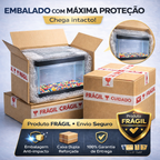 Aquário Completo Beteira - Aquário + Luminária + Decorações + Aquecedor + Ração e Anticloro