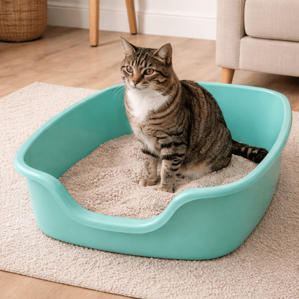 Caixa de Areia Gato Grande 65x54x21 Bandeija Gigante Jumbo Higienico Sanitario Toalete