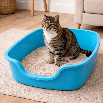 Caixa De Areia Gato Grande 65X54X21 Bandeija Gigante Jumbo Higienico Sanitario Toalete