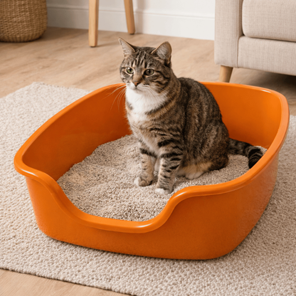 Caixa De Areia Gato Grande 65X54X21 Bandeija Gigante Jumbo Higienico Sanitario Toalete