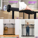 Portão Pet Grade Para Cães Crianças Proteção para Bebês Acompanha Extensor 75c-85Cm e 85-95cm