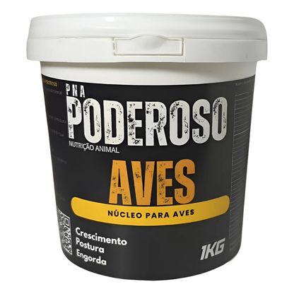 Poderoso Aves Núcleo Mineral Vitamínico P Todas As Fases 1kg