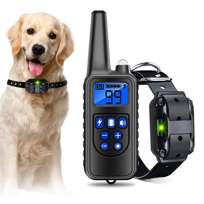 Coleira Colar Adestramento Cães Cachorro Recarregável Com Controle Impermeável Cão Grandecão Pequeno