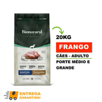 Ração Bionatural Prime para Cães Adultos de Raças Medias e Grandes Sabor Frango 20KG