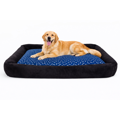 Cama Pet Impermeável Grande 100X87Cm E Media 70X50Cm - 100% Lavável Confortável Para Cachorro Gato