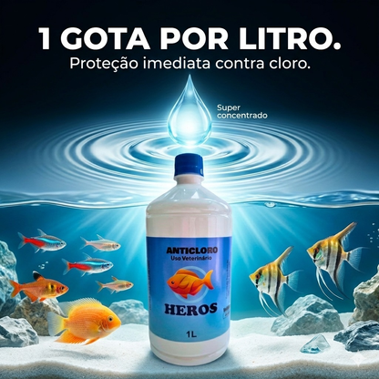 Condicionador de Água - Anticloro - Instantaneo 1 Litro