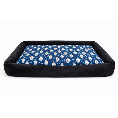 Cama Pet Impermeável Grande 100X87Cm E Media 70X50Cm - 100% Lavável Confortável Para Cachorro Gato