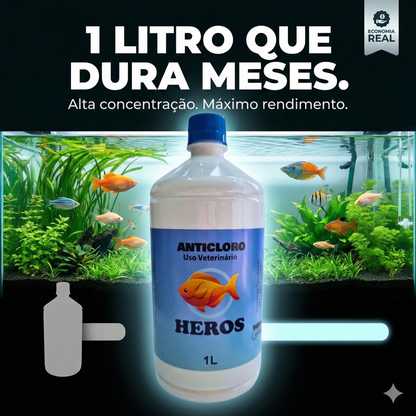 Condicionador de Água - Anticloro - Instantaneo 1 Litro