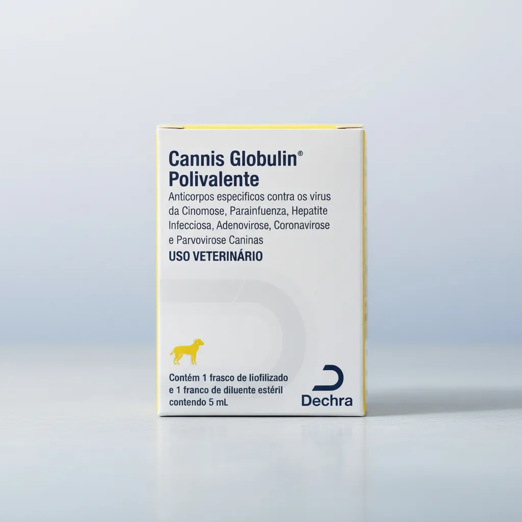 Cannis Globulin Polivalente Para Cães - 5ml