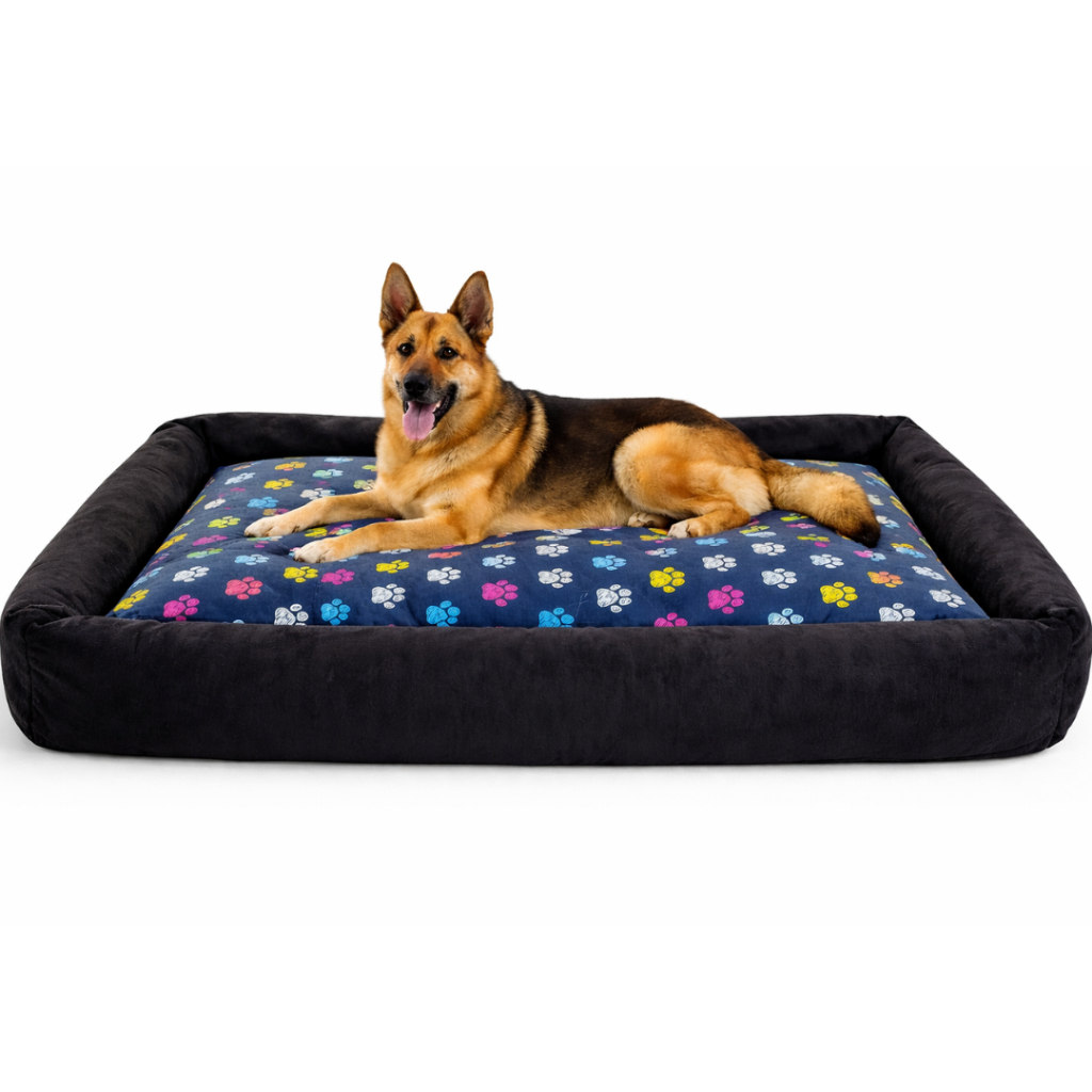 Cama Pet Impermeável Grande 100X87Cm E Media 70X50Cm - 100% Lavável Confortável Para Cachorro Gato
