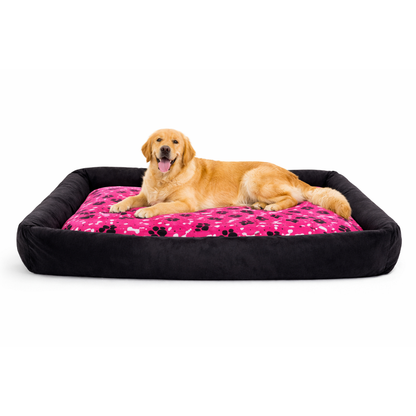 Cama Pet Impermeável Grande 100X87Cm E Media 70X50Cm - 100% Lavável Confortável Para Cachorro Gato
