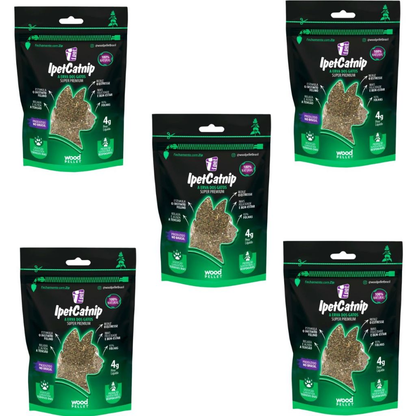 05 Catnip Erva Para Gatos Relaxante Premium- IpetCatnip 4g