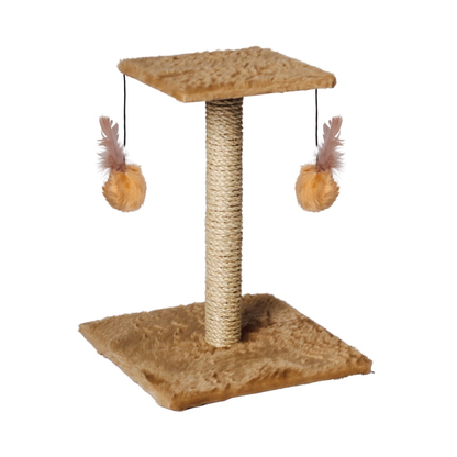 Arranhador Para Gatos Poste Com Brinquedo Gato Duplo Exclusivo