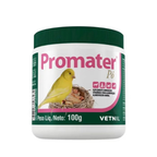 Suplemento Promater Pó 100g- reprodução postura aves trica ferro pintassilgo canário
