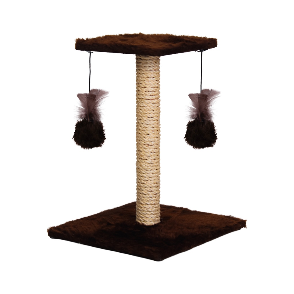 Arranhador Para Gatos Poste Com Brinquedo Gato Duplo Exclusivo