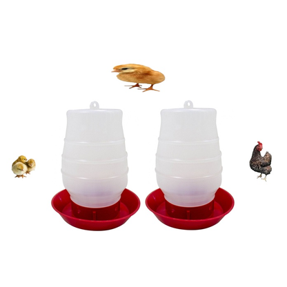 Kit 2 Un Bebedouro 2 Litros Galinha E Aves
