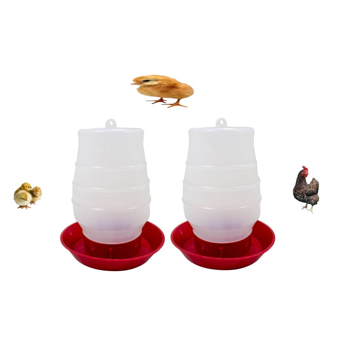 KIT 2 UN BEBEDOURO 2 LITROS GALINHA E AVES