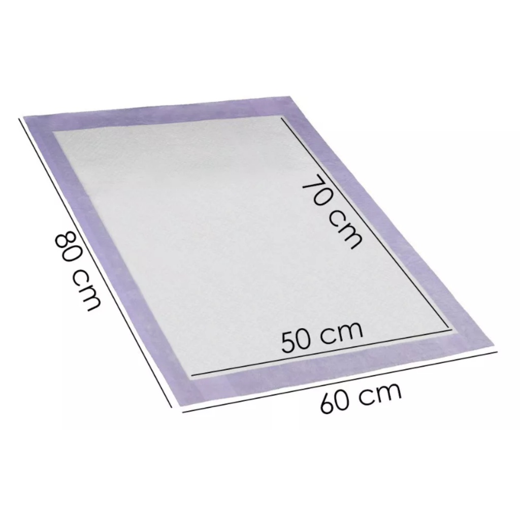 Tapete Higiênico Para Cães e Gatos Ultra Pad 30unidades 80x60cm Aroma Lavanda Alta Absorção