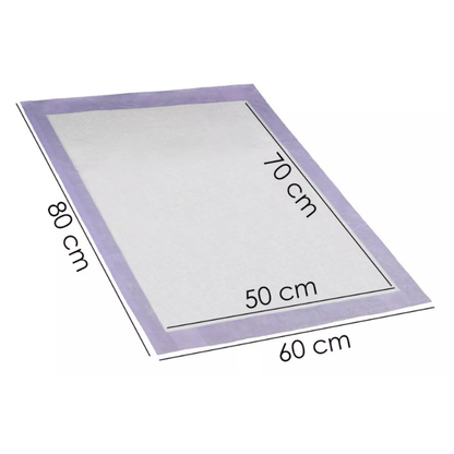 Tapete Higiênico Para Cães e Gatos Ultra Pad 30unidades 80x60cm Aroma Lavanda Alta Absorção