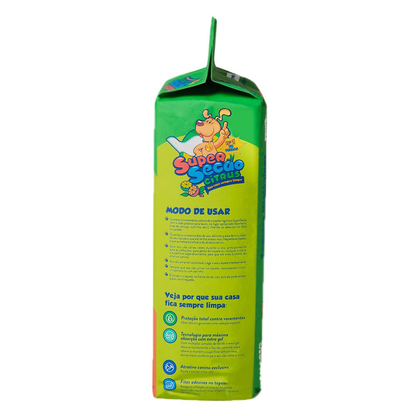 Kit 2un Tapete Higiênico Super Secão Citrus Para Cães 30 Unidades