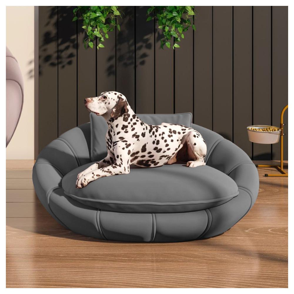Cama Caminha Sofá Pet Cachorro Gato Cinza Zafira Caemmun