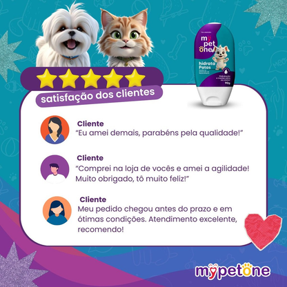 Hidratante Para Patas Pet 90g Mypetone Cães E Gatos