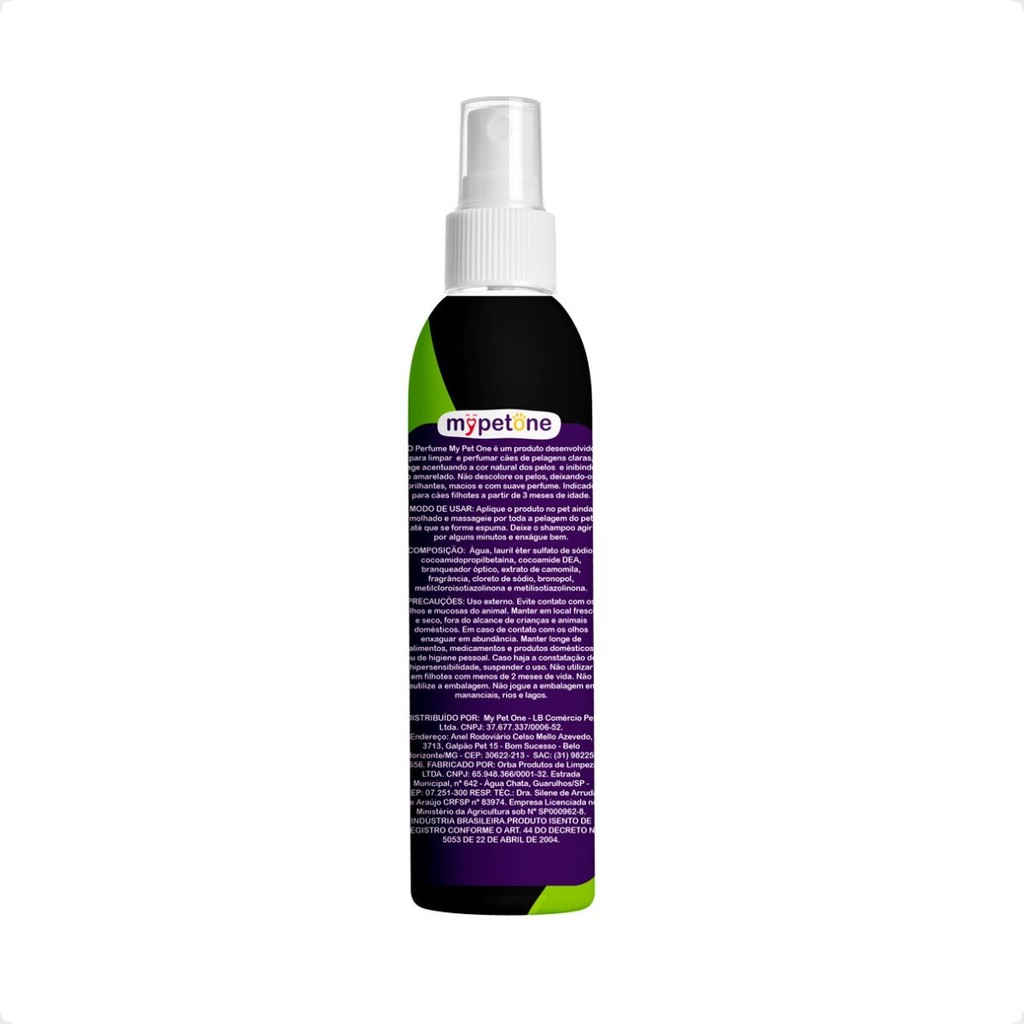 Perfume Colônia Macho 120 Ml Cheirinho De Banho - MyPetOne