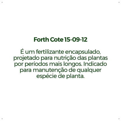 Fertilizante Forth Cote Plus 5M 400g 15-09-12 - Forth Jardim