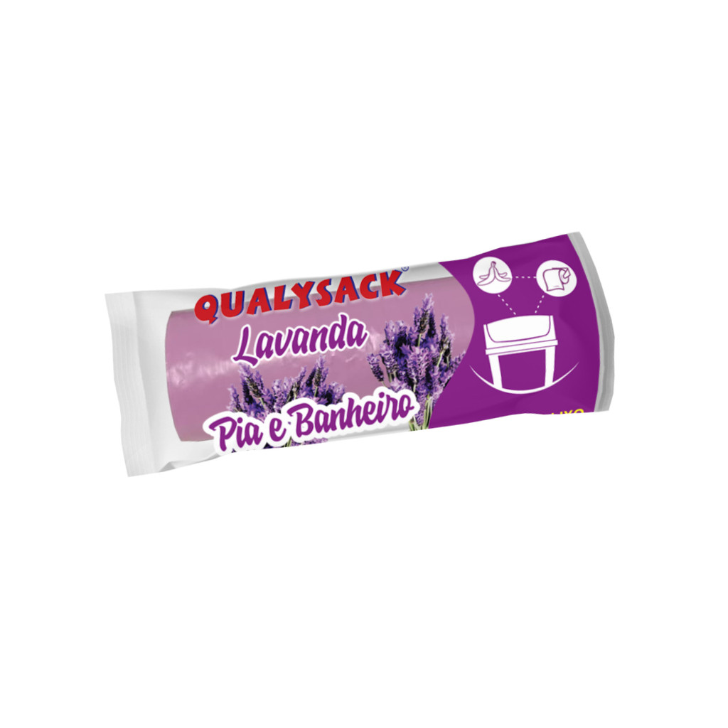 Saco De Lixo Aroma Lavanda E Citronela 10, 15, 30, 50 E 100 Litros - Qualysack