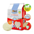 Areia Biodegradável Fina Milho e Mandioca 2Kg - 100% Natural