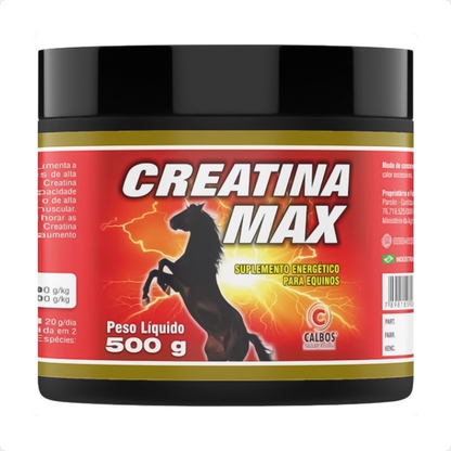 Creatina Max Calbos Suplemento para Cavalos Atletas - 500g
