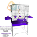 VIVEIRO GAIOLA CALOPSITA GAIOLAS PARA PÁSSAROS AVES TRIPLEX JEL PLAST GRANDE (ATENÇÃO DOIS MODELOS NO ANÚNCIO)