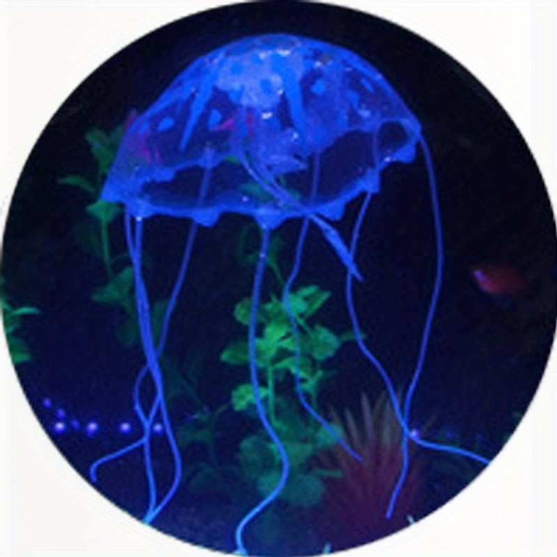 Decorações Vívidas De Água-Viva De Silicone Para Um Lindo Display De Aquário .