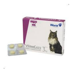 Vermicats 600MG 4 Comprimidos Vermífugo Para Gatos Felinos