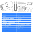 Kit de limpeza para cães 7 em 1 Aspirador de Pelos Pet Animais de estimação com 4 pentes de cabelo aspirador